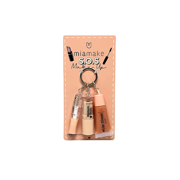 Kit Chaveiro SOS Makeup Nude - Mia Make