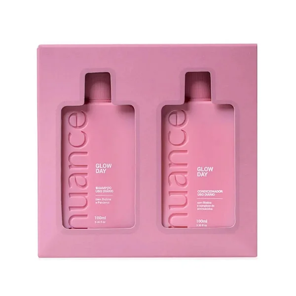 Kit Viagem Shampoo + Condicionador 100ml Glow Day - Nuance