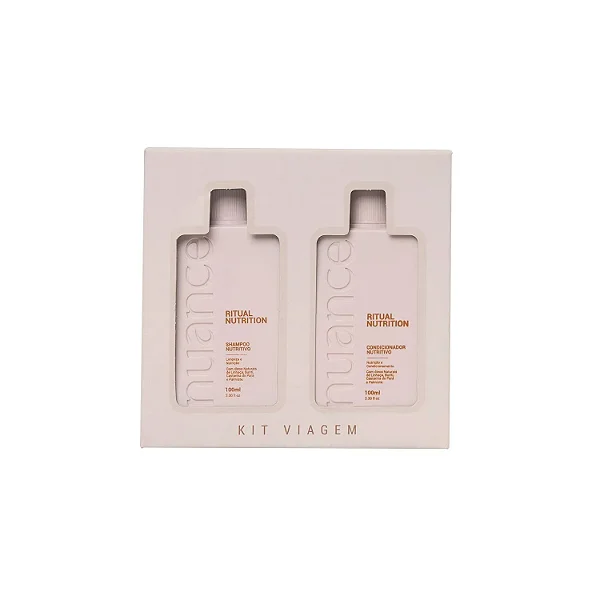Kit Viagem Shampoo + Condicionador 100ml Ritual Nutrition - Nuance