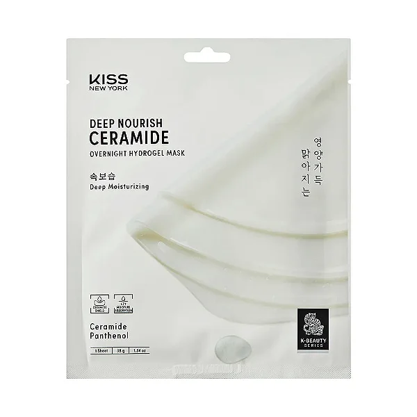 Máscara Facial de Hidrogel Deep Nourish Ceramide - Kiss New York