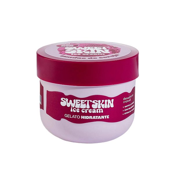 Gelato Hidratante Sundae de Cereja Sweet Skin Ice Cream - Dailus