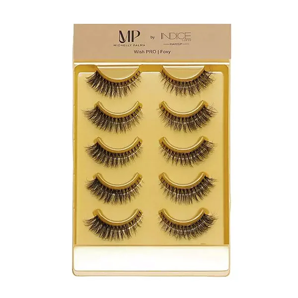 Cartela de Cílios Foxy Wish Pro 5 pares - Michelly Palma