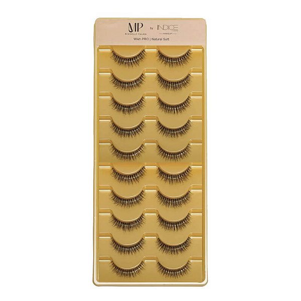 Cartela de Cílios Natural Soft Wish Pro 10 pares - Michelly Palma