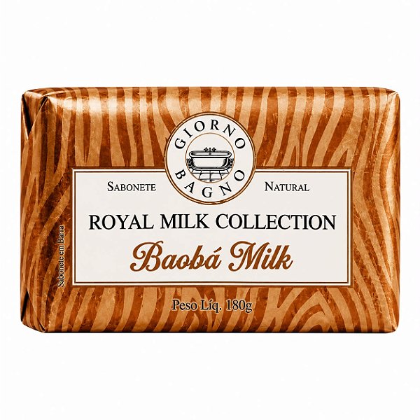Sabonete em Barra Royal Milk Collection Baobá Milk 180g - Giorno Bagno
