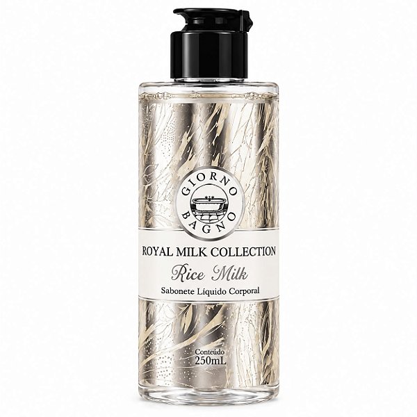 Sabonete Líquido Corporal Royal Milk Collection Rice Milk 250ml - Giorno Bagno