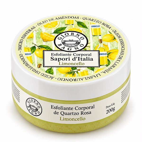 Esfoliante Corporal Sapori d'Italia Limoncello 200g - Giorno Bagno