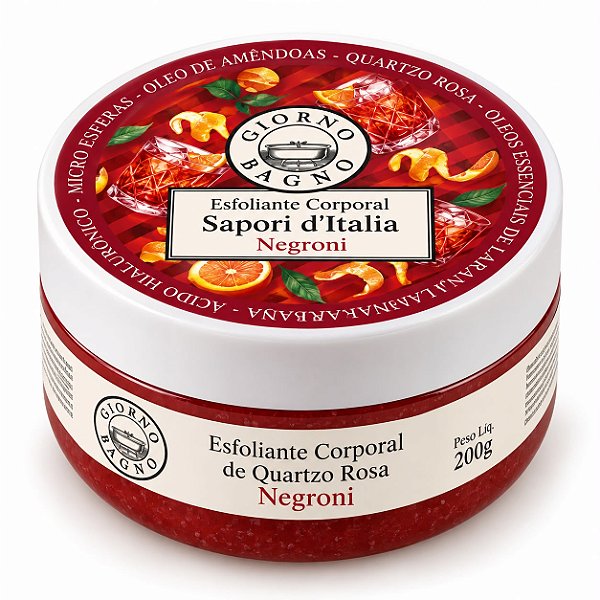 Esfoliante Corporal Sapori d'Italia Negroni 200g - Giorno Bagno