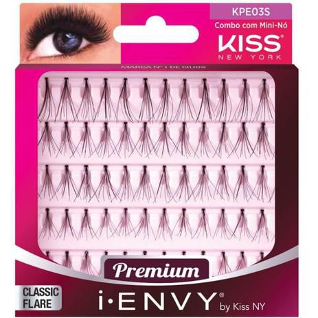 Cílios Postiços em Tufos Premium Combo com Mini Nó KPS03S - Kiss New York