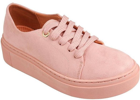 tenis plataforma rosa