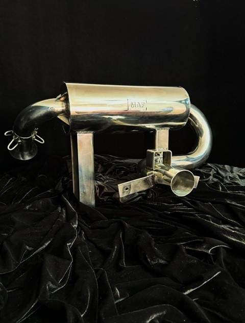 Escapamento Inox MAF UTV  Maverick R - modelo Performance R - PRO