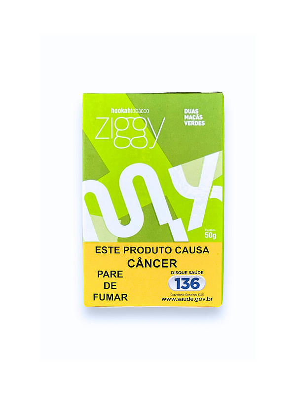 Essência Ziggy Duas Maças Verde Mix 50g
