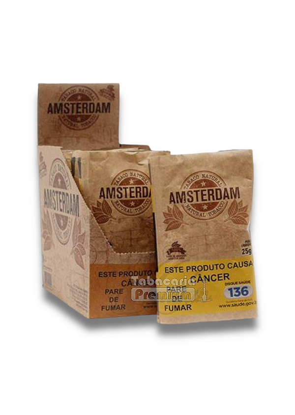 Tabaco Amsterdam Atacado 25g - 6 unidades