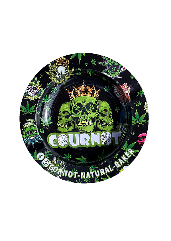 CINZEIRO DE METAL COURNOT CAVEIRA