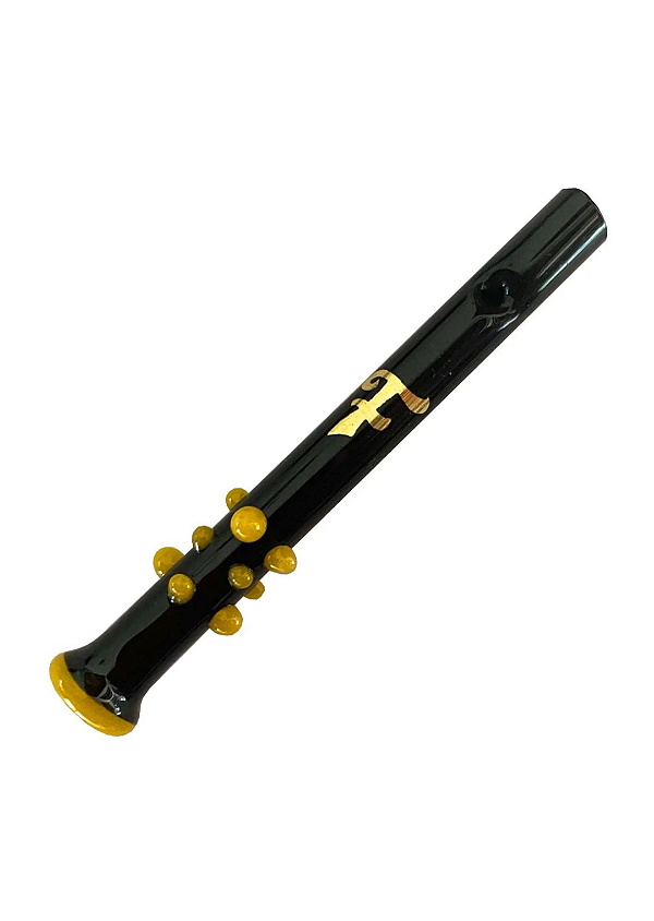 Piteira de Vidro Cultura Dab Atomos Black 7x66mm