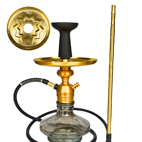 Narguile Completo Trinto Zip - Dourado (Black Friday)
