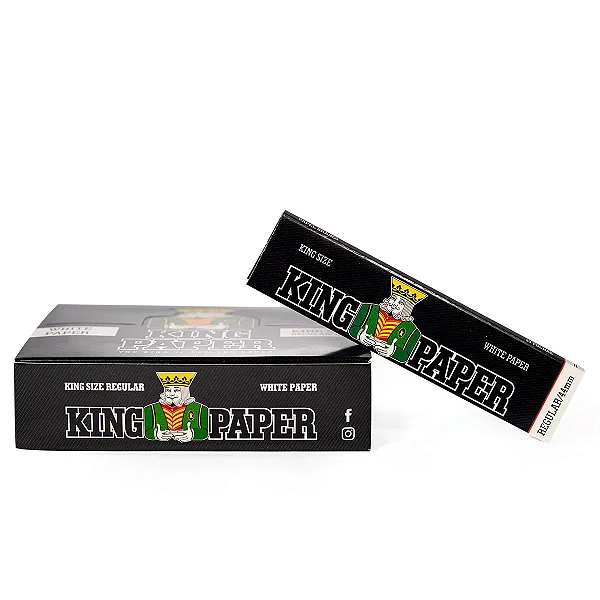 Caixa de Seda King Paper White King Size Cx C/20 Livretos