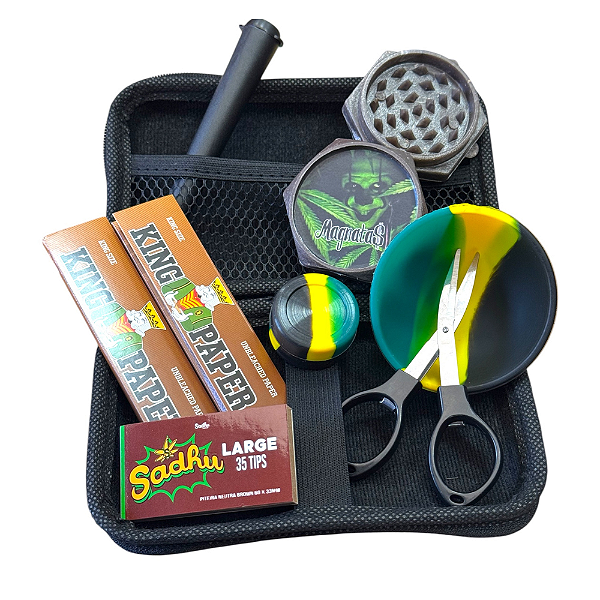 Kit Case Bolador Seda e Piteira com Acessórios - Jamaica