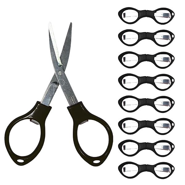 Kit 10 Tesouras Dobráveis Atacado