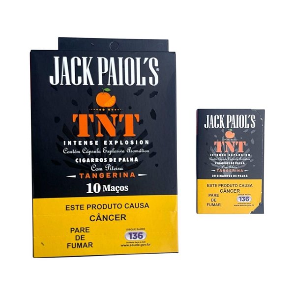 CIGARRO DE PALHA - JACK PAIOLS TNT TANGERINA (COM PITEIRA)