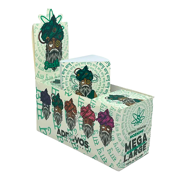 Caixa Piteira Sadhu Mega Large Morning Atacado - 24 livretos