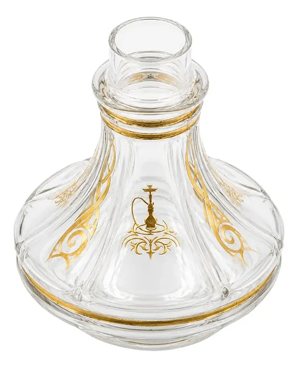Vaso Narguile Pequeno Aladin Reforçado Transparente