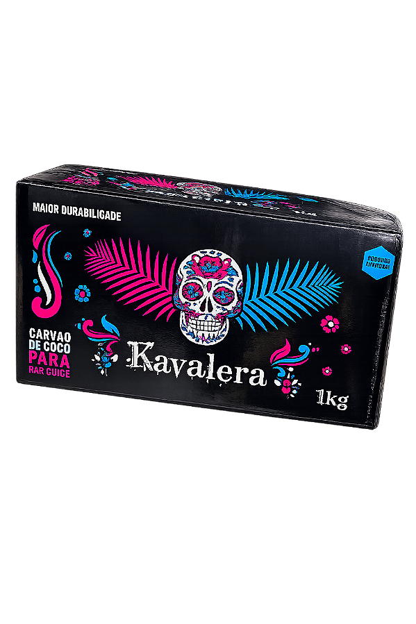 CARVÃO DE COCO HEXAGONAL KAVALERA