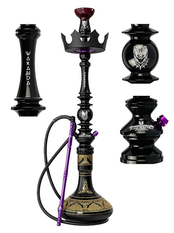 Narguile Mani Sultan Pantera Negra Heróis - Completo