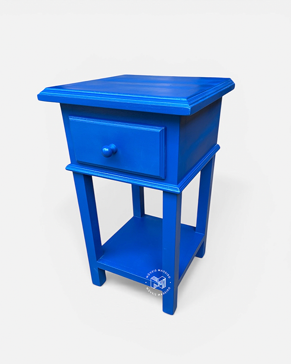 Mesa de Cabeceira Azul