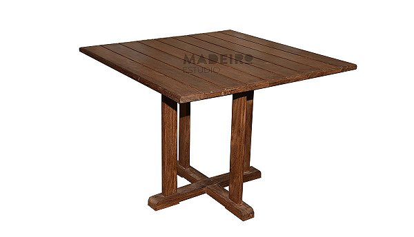 Mesa quadrada Sucupira "DUAS PRONTA ENTREGA"