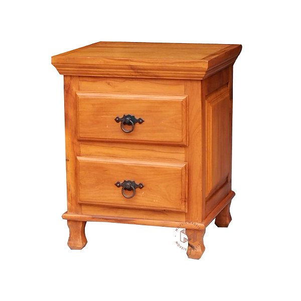 Mesa de Cabeceira Duas Gavetas