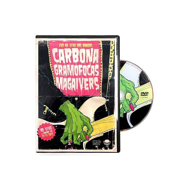 DVD - Carbona, Gramofocas e Magaivers - Ao Vivo no Hangar 110