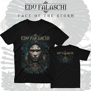Camiseta - Edu Falaschi - "Face of the Storm"