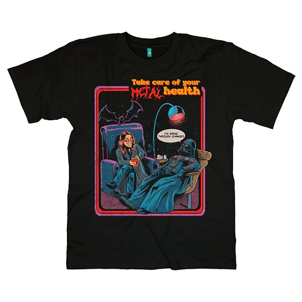 Camiseta - Metal Health (Darth Vader + Ozzy Osbourne)