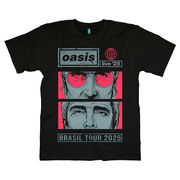 Camiseta Oasis Brasil Tour 2025