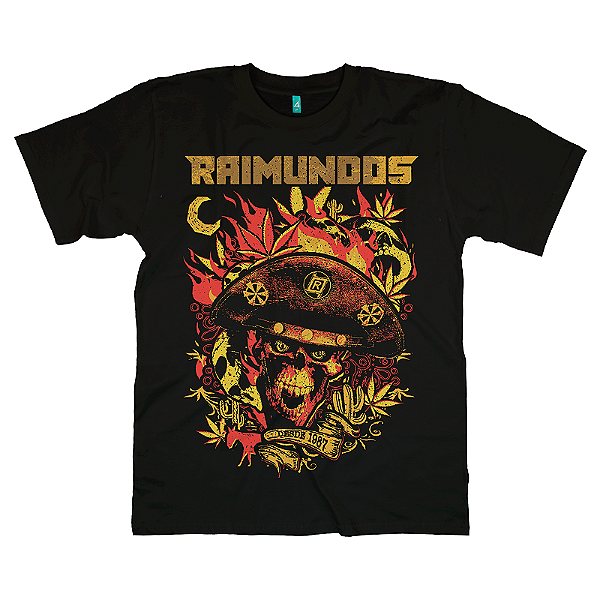Camiseta - Raimundos - Weedskull