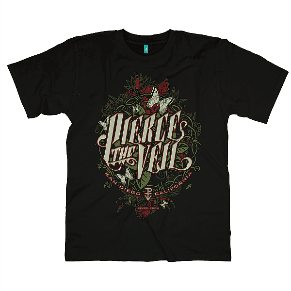 Camiseta Pierce The Veil Tour Brasil 2025 100% Algodão