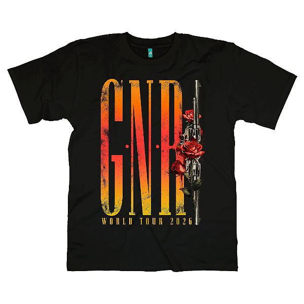 Camiseta Guns and Roses World Tour 2026