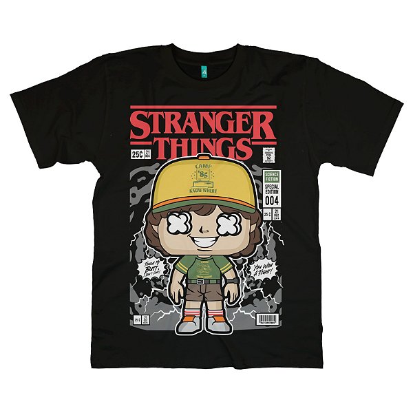 Camiseta Stranger Things Pop Art [Dustin]