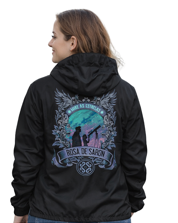 Blusa Corta Vento - Rosa de Saron - Mire as Estrelas