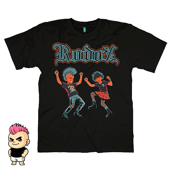 Camiseta Infantil - Rodox - Punk Kids