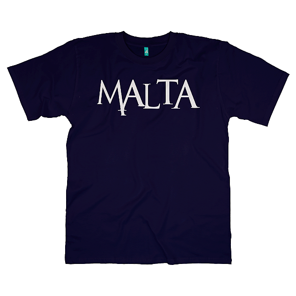 Camiseta - Malta - Logo B&W