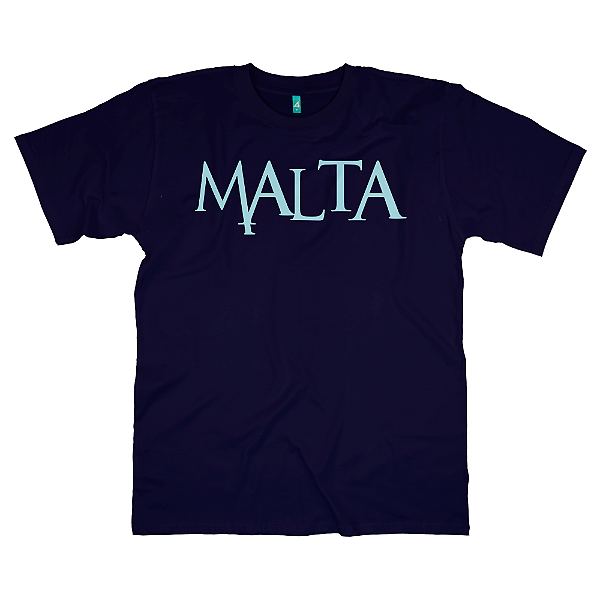 Camiseta - Malta - Logo Blue