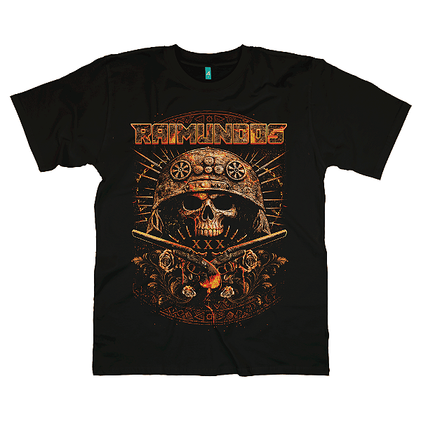 Camiseta - Raimundos - Skull n' Guns