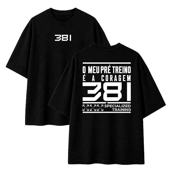 Oversized - 381 - Coragem [Preta]