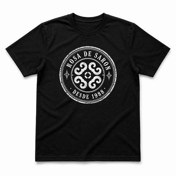 Camiseta - Rosa de Saron - Seal [Preta]