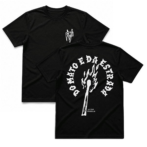 Camiseta - Victor Pradella - Fósforo [Preto]