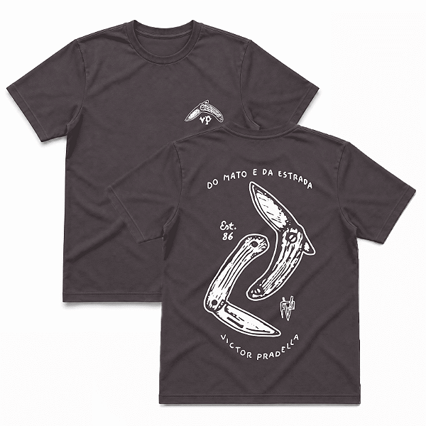 Camiseta - Victor Pradella - Canivetes [Chumbo]