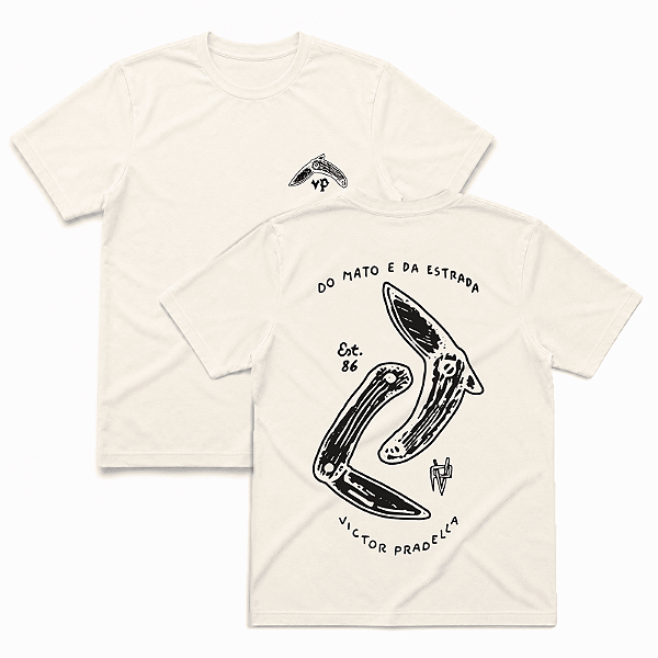 Camiseta - Victor Pradella - Canivetes [Off White]