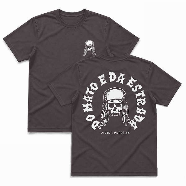 Camiseta - Victor Pradella - Caveira [Chumbo]
