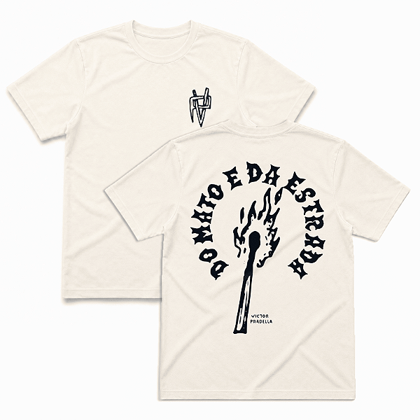 Camiseta - Victor Pradella - Fósforo [Off White]